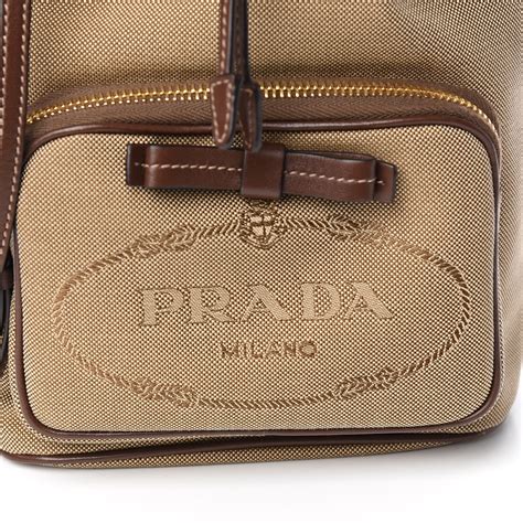 borsa prada jacquard|PRADA Jacquard Logo Mini Bucket Crossbody Bag Black.